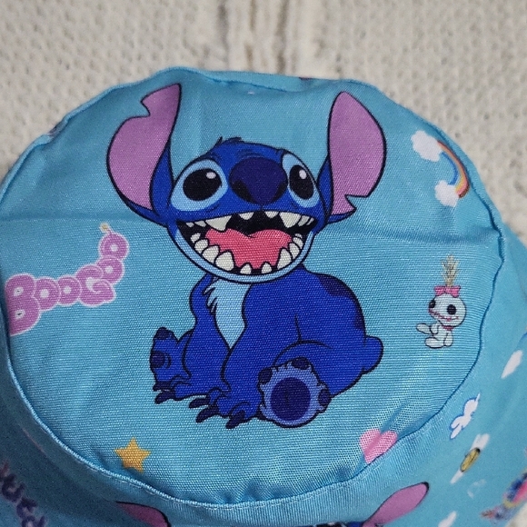 Stitch Blue Kids Hat with Cartoon Design - Picture 2 of 5